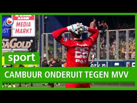 VOETBAL: Cambuur onderuit tegen MVV, geen promotie naar de eredivisie