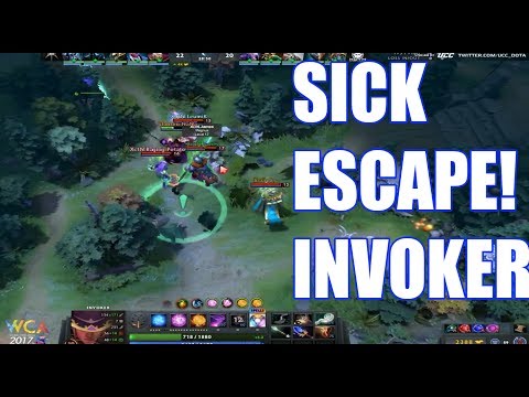 SICK ESCAPE FROM NaNa Invoker! Mineski vs XcTN