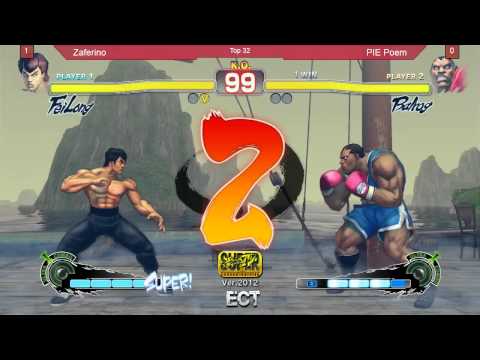 ECT 2014 SSFIV Top 32 Zaferino vs  PIE Poem