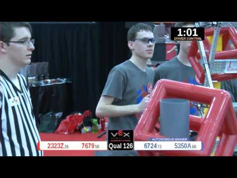 2015 VRC Engr Q126 - 2323Z 7679 vs 6724 5350A - 64 to 46 - VEX Worlds 2015 - Engineering Division