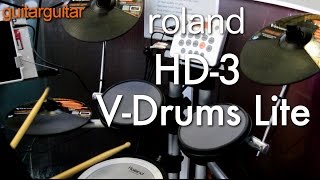 Video thumbnail for Roland HD-3 V-Drums Lite by GUITARGUITAR