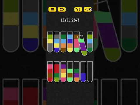 Water sort puzzle level 2243