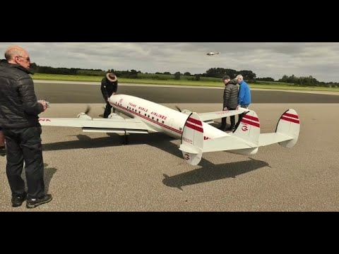 MASSIVE 1/6 SCALE RC LOCKHEED SUPER CONSTELLATION "STAR OF AMERICA" 21ft SPAN - LMA ELVINGTON - 2025