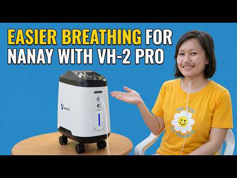 📹 How to Use the VH2-PRO Oxygen Concentrator at Home(Parts, Usage & Maintenance)✨ by Nanay & Claire