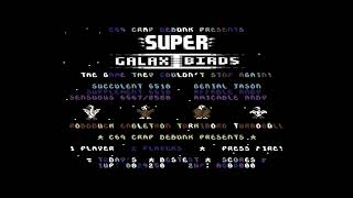 COMMODORE 64 =+ SUPER GALAX BIRDS