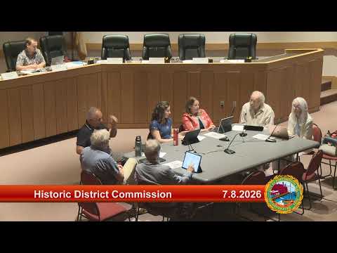 7.8.2026 Historic District Commission