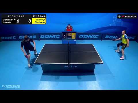 11:10 Oleksandr Ivashkin - Liubomyr Sheshurak 10.10.2023 TT Euro.Cup Ukraine Star. TABLE 4