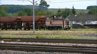 preview picture of video 'trains de travaux a SEDAN le 08.08.2011'