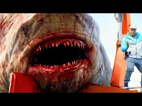Megalodon Jumps Out Of Water Scene | The Meg 2022 Movie Clip HD | Only on Contentverse