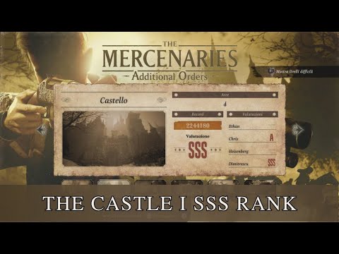 Resident Evil 8 Village - The Mercenaries - The Castle I SSS Rank as Lady Dimitrescu