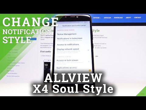 How to Find Notification Settings in ALLVIEW X4 Soul Style – Notification Options