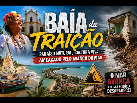 O MAR ESTÁ ENGOLINDO BAÍA DA TRAIÇÃO!