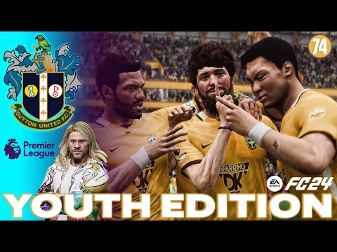 SQUAD DEPTH IS THE KEY | EA FC 24 CAREER MODE - YOUTH ACADEMY | SUTTON UNITED | EP74