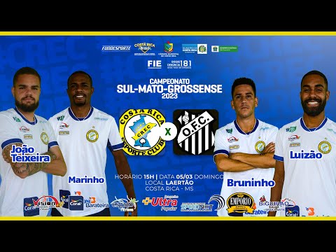 CREC X OPERÁRIO - CAMPEONATO ESTADUAL SUL-MATO-GROSSENSE 2023