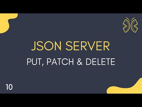 JSON Server Tutorial 10 PUT PATCH and DELETE Request