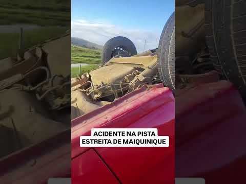 Carro capota na BA-270 entre Maiquinique e Mangerona; estado de saúde do motorista é desconhecido