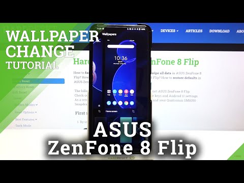 How to Change Wallpaper in ASUS ZenFone 8 Flip – Update Home & Lock Screen