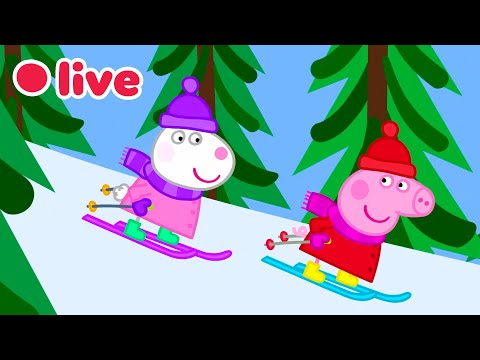 🔴 LIVE Peppa Pig Christmas Episodes! 🎄 Peppa Pig Full Episodes ☃️ Peppa Pig at Christmas