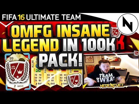 INSANE LEGEND IN 100K PACK! - FIFA 16 Ultimate Team