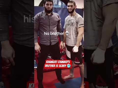 Khamzat Chimaev's brother 🥶.... #mma #ufc #khamzatchimaev #khamzat #khamzat_chimaev #brother #scary