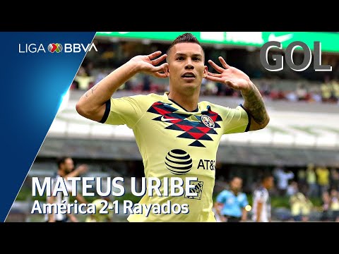 Gol de M. Uribe | América 2 - 1 Monterrey | Liga BBVA MX - Apertura 2019  - Jornada 1