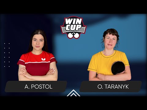 18:45 Anastasiia Postol - Olena Taranyk 15.09.2024 WinCup Women Master. TABLE 2