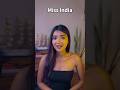 How To Be A Model In India Shorts Model Missindia