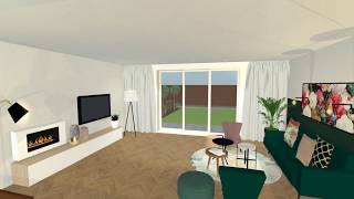 3D film interieurontwerp nieuwe woning Haarlem