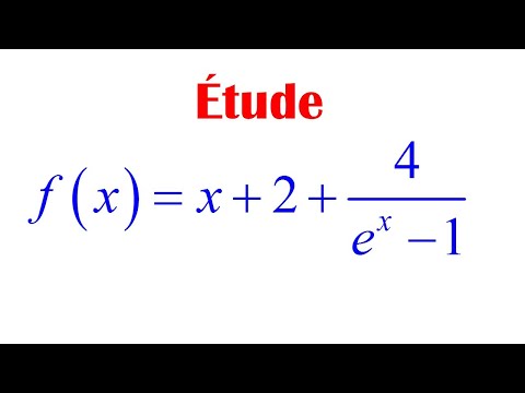 Étudier une fonction exponentielle - 2 bac / terminale