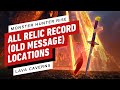 Monster Hunter Rise: Lava Caverns Relic Record (Old Message) Locations