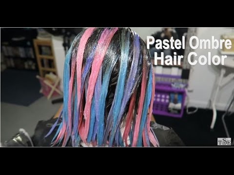 Pastel Hair Color | Purple, Blue & Pink Joico Hair Color Tutorial