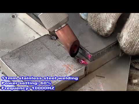 2000W handheld laser welding machine for 11mm stainless steel