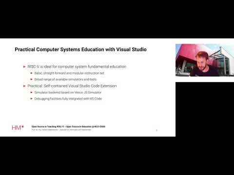 Open Source in Teaching RISC-V