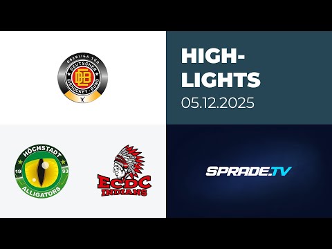 05.12.2025 - Highlights - Höchstadt Alligators vs. ECDC Memmingen Indians
