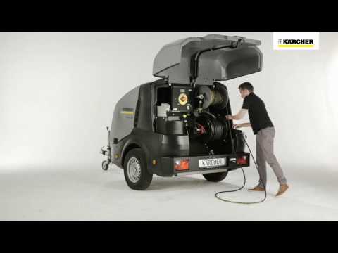 Kärcher - Professional - Høytrykksvasker med varmtvann: HDS-trailer