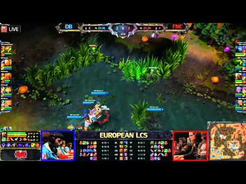 Dragon Borns vs Fnatic LCS 2013 Season 3 EU W6D2 FULL GAME
