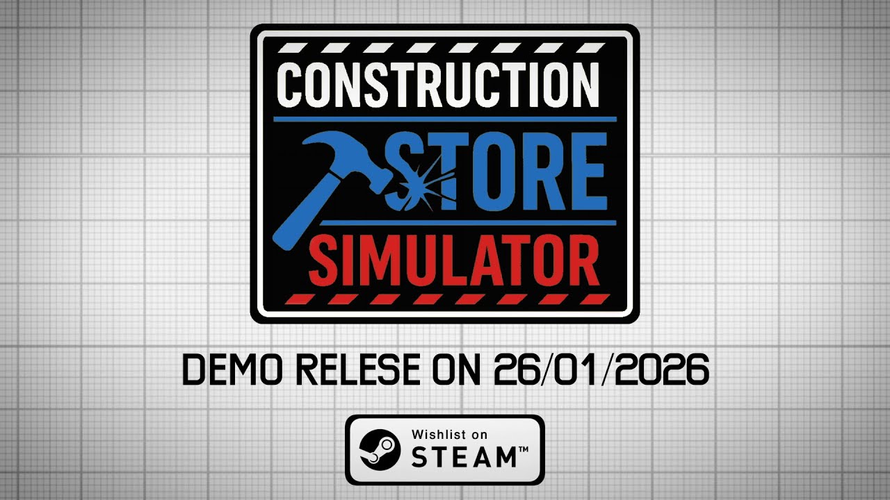 Construction Store Simulator - Announcement Trailer