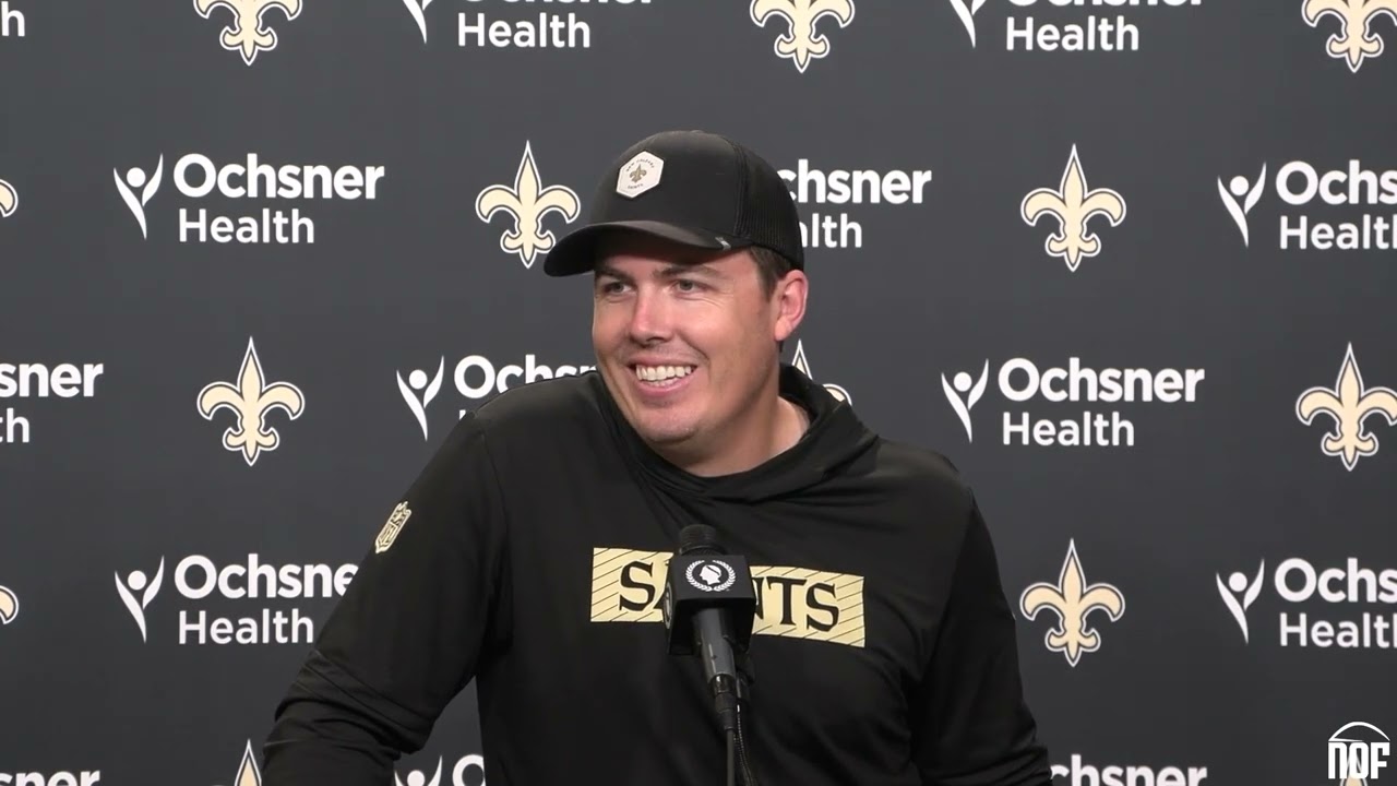 Saints HC Kellen Moore rules two OUT, talks about keeping players engaged, prioritizing growth