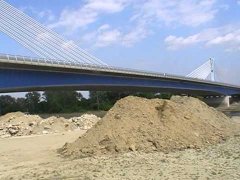 M43 Highway - Ferenc Móra Bridge near Szeged, Hungary
