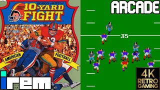 10 Yards Fight Arcade ( Irem 1983 ) 4k Gameplay