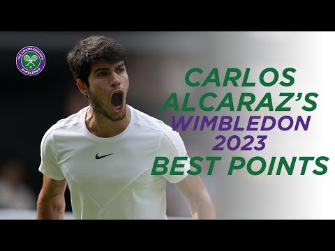 He Has Every Shot 🤯 | Carlos Alcaraz Best Points from Wimbledon 2023