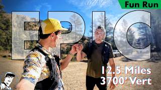 I did a trail run with Kramer, founder of 55 Miles, and ate some pizza