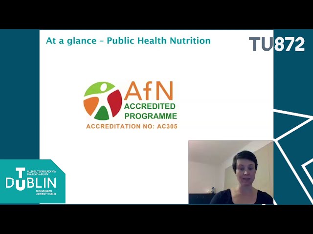Public Health Nutrition�[Grangegorman] - TU872