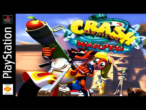 Crash Bandicoot 3: Warped PS1 Longplay - FULL GAME Walkthrough - 105% Completion