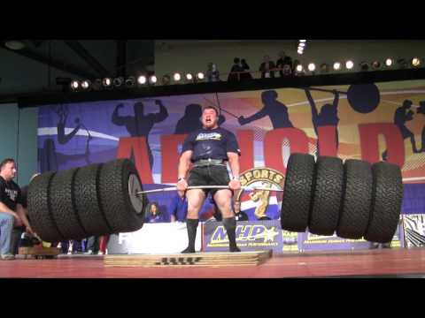 Arnold Strongman Classic 2013: Day 2 Tire Deadlift & Interviews