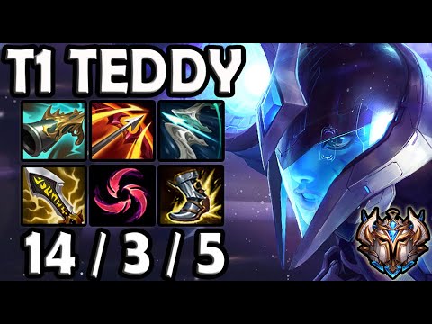 T1 Teddy KAISA ADC vs VAYNE [ Quadrakill ] Patch 11.1 Ranked Korea ✅