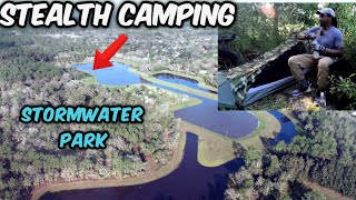 URBAN STEALTH CAMP - Testing My GET HOME BAG (HIDDEN IN PLAIN SIGHT)