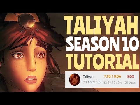 TALIYAH GUIDE Season 10 - General Taliyah Tutorial - Unranked to Master - 24 Games Winstreak Taliyah