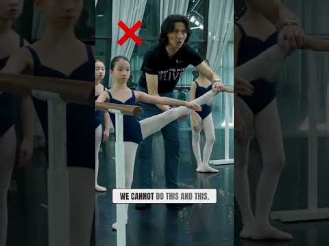 "I guarantee this will be easier on your leg for 'enveloppé' if you do it right." #ballet #dance