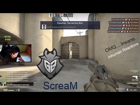 OMG..! Insane ScreaM with desert eagle. 1 shot and 5 kills ( ALL HEADSHOTS )